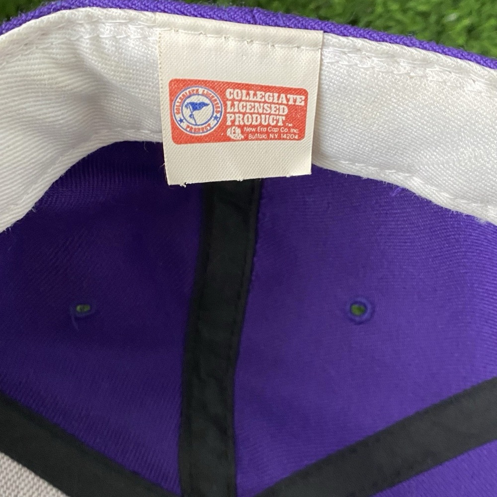 VTG LSU New Era Pro Model 50fifty Fitted 7.5‎ Embroidered Baseball Cap Hat NCAA - Picture 9 of 9